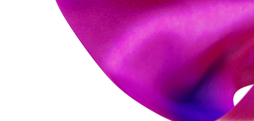 Close-up of vibrant pink and purple fabric, creating a captivating textured abstract pattern. Modern design and artistic