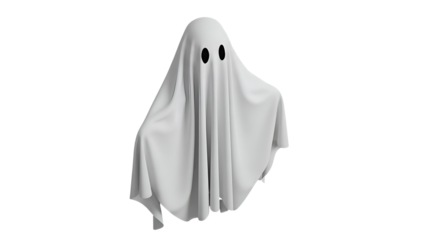 Ghostly figure floating