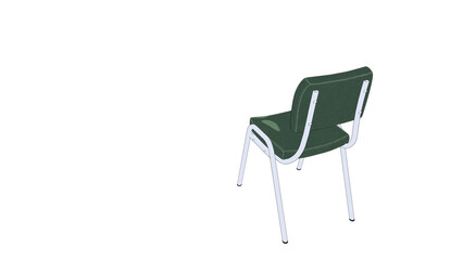 椅子、椅子のある風景のイラスト