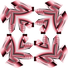 op art creative dynamic pattern, modern abstract background, vector original decoration