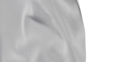 Close up shot of smooth, gray fabric texture with beautiful light and shadow play, ideal for background, elegant designs