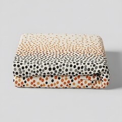 Ombre dot patterned duvet cover