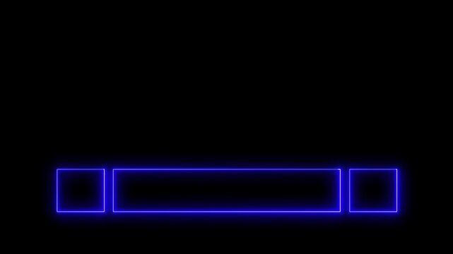 Neon line Modern cool-designed lower third in 4K alpha channel. Stunning 4K-alpha channel lower third quality for a title, TV news, information call box bars, and news channels. Easy to use. 4k videos