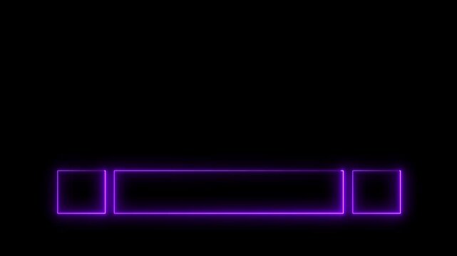Neon line Modern cool-designed lower third in 4K alpha channel. Stunning 4K-alpha channel lower third quality for a title, TV news, information call box bars, and news channels. Easy to use. 4k videos