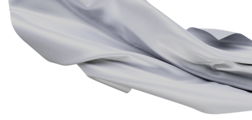 Close up of soft, flowing fabric, creating a sense of movement and tranquility. Perfect for texture backgrounds, fashion