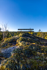 Winterwanderung im Th&uuml;ringer Wald auf den h&ouml;chsten Punkt am Rennsteig den Schneekopf - Th&uuml;ringen - Deutschland