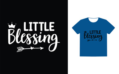 Little blessing t shirt design