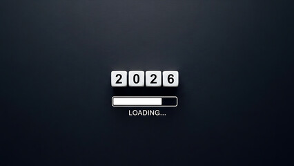 Loading screen with 2026 text