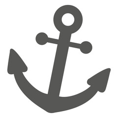 Anchor icon silhouette © Vexels