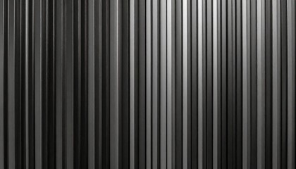 Vertical barcode-like pattern of black, white, and gray lines in abstract alignment.