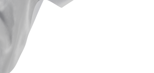 Abstract white fabric detail, elegant texture, flowing drapery, clean background. Perfect for design templates and minim