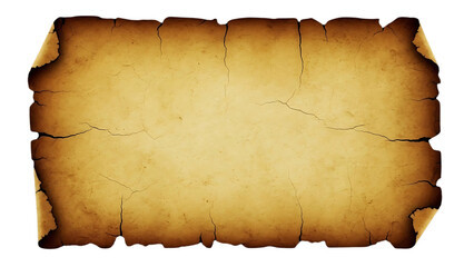 Fototapeta premium Old, cracked parchment paper background.