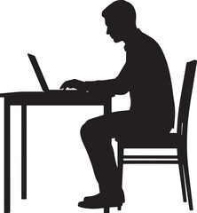 graduation silhouette illustration on white background 