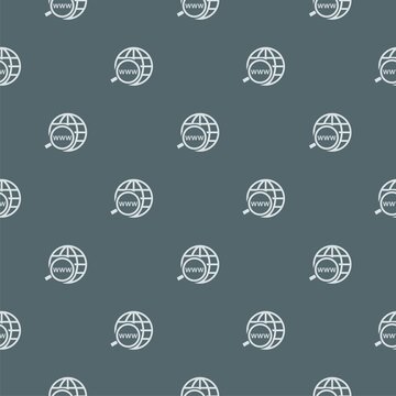 Domain Name Registration seamless pattern isolated on color background