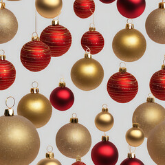 Winter holiday background with Christmas decorations and copy space