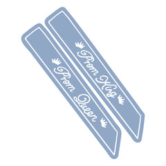 Prom sash cut out © Vexels