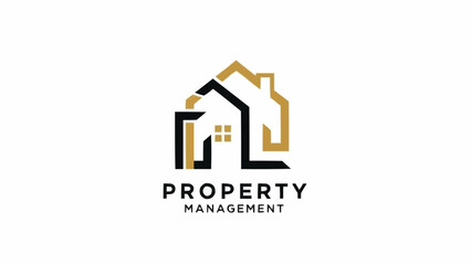 Property Management Logo Design Concept.