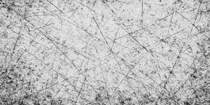 A rough grunge concrete wall with a white textured surface features a dirty grey cement pattern and cold winter ice marble design for an old stone background