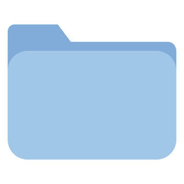 Blue folder squared