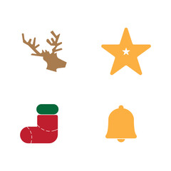 christmas icon  vector illustration template design