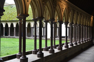  Colonnades&nbsp;du&nbsp;clo&icirc;tre du Mont-Saint-Michel