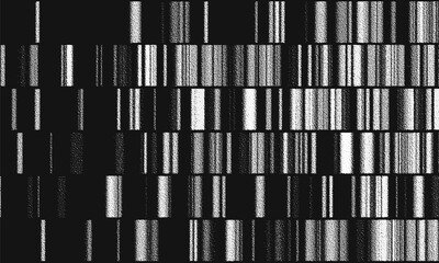 Glitch background. VHS grunge texture with noise effect and pixelation. Analog video digital errors. Retro pixel backdrop. Vector illustration.