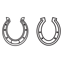 horseshoe icon Vector 