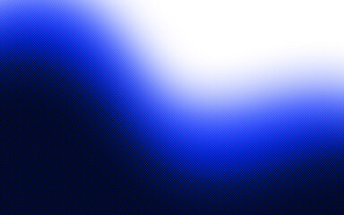 Dark blue gradient wave blurred textured with halftone dots