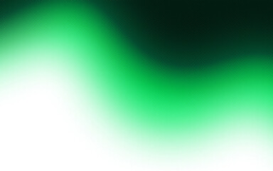 Dark green gradient wave blurred textured with halftone dots