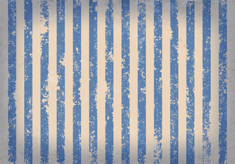 Striped background with grunge effect. Retro circus or carnival style. Vintage backdrop. Vector illustration.