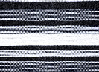 Black halftone stripe texture with wide blank band, retro print