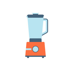 Obraz premium A blender illustration on a white background showcasing kitchen appliance design