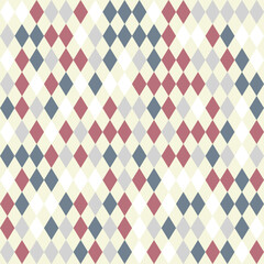 Muted Grey and Mauve Harlequin Diamond Pattern Background
