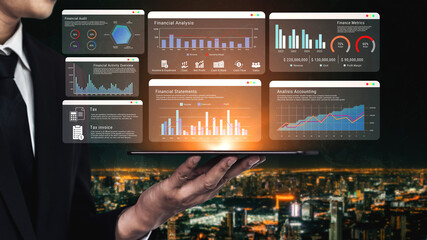 Financial dashboard improves data analytics reporting, performance tracking, and strategic decision making Parse