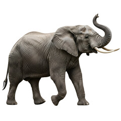 Obraz premium ASIAN ELEPHANT IN THE WHITE BACKGROUND PNG..