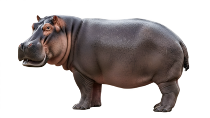 SIDE VIEW OF THE HIPPOPOTAMUS PNG..