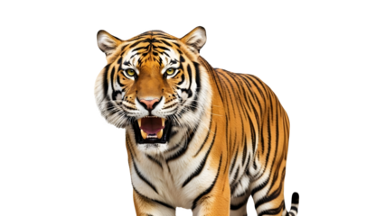 ANGRY LOOK OF THE SIBERIAN TIGER PNG..