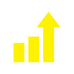 Bar Chart Analytics Icon &ndash; Business Data Statistics Graph Symbol