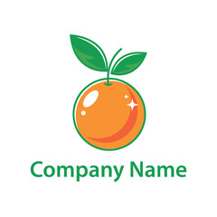 orange silhouette logo design vector line art logo design
