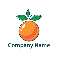orange silhouette logo design vector line art logo design
