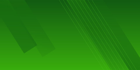 Abstract green sporty background template vector with shiny lines and lights modern