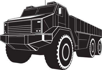 truck isolated on white