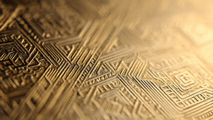 Obraz premium Gold Geometric Pattern Background