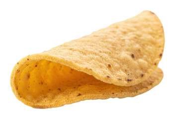 Fototapeta premium Fried tortilla chip snack kitchen food bright isolated on transparent background
