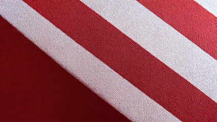 Red and White Striped Texture