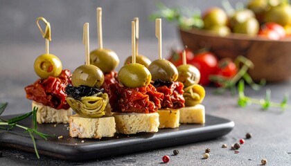 Mediterrane Antipasti-Spie&szlig;e