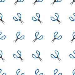 scissors seamless pattern design vector
