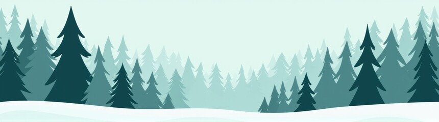 Obraz premium A close up of a snow covered forest with trees