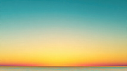 Fototapeta premium Warm Ocean Sunset