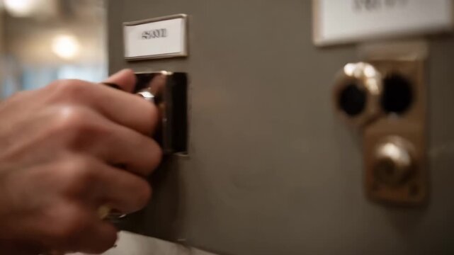 Employee gaining quick access to a locked office filing cabinet with a lock picking set during critical work hours.
